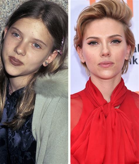 scarlett johansson younger years|scarlett johansson then and now.